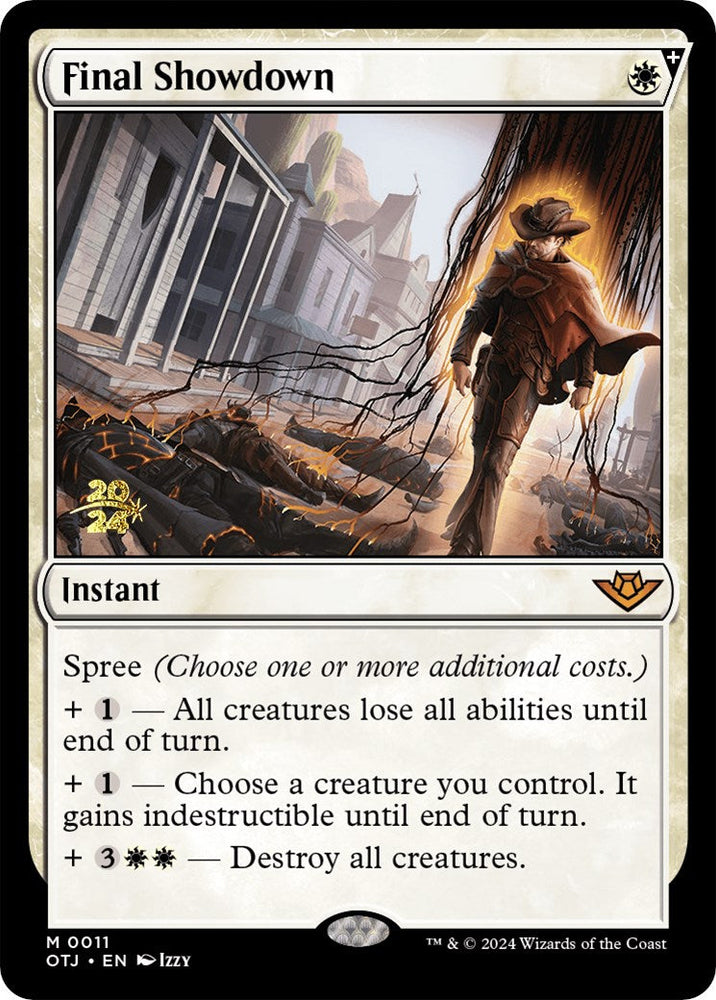 Final Showdown [Outlaws of Thunder Junction Prerelease Promos] Magic: The Gathering