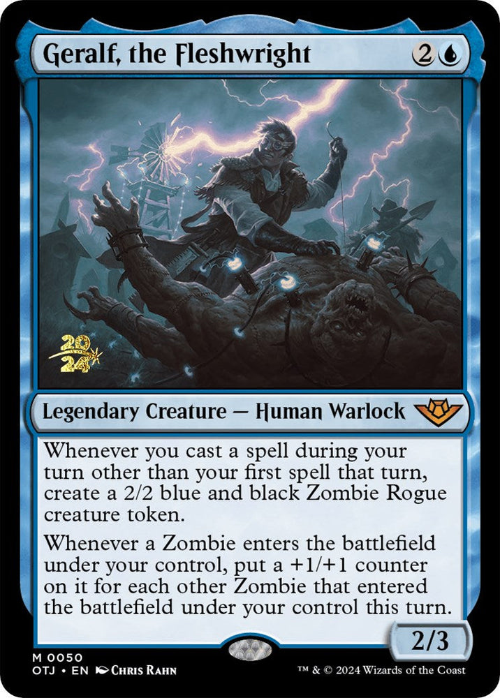 Geralf, the Fleshwright [Outlaws of Thunder Junction Prerelease Promos] Magic: The Gathering