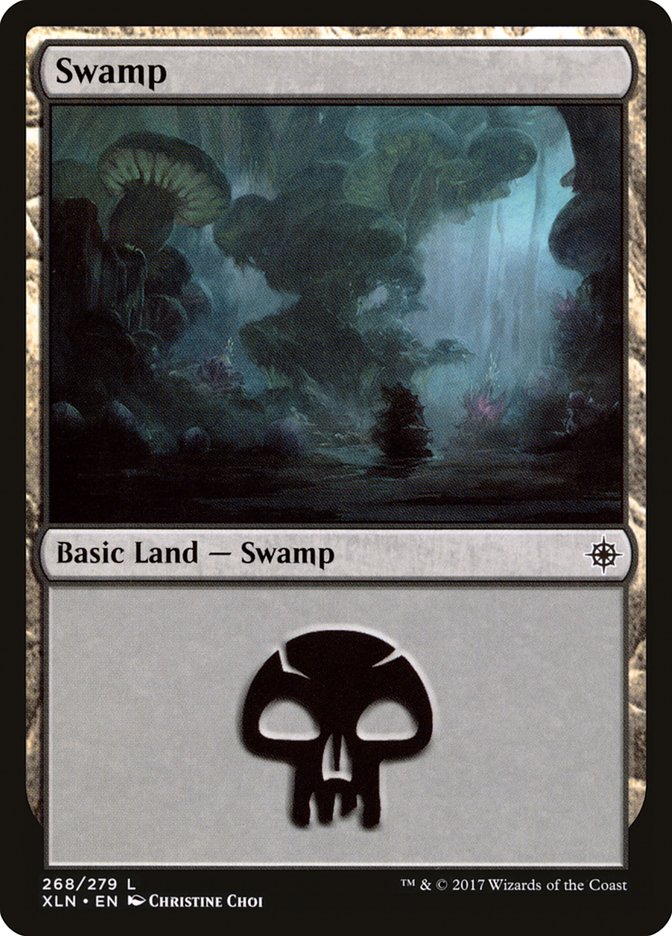 Swamp (268) [Ixalan] Magic: The Gathering
