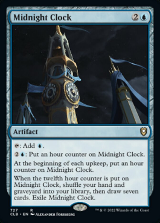 Midnight Clock [Commander Legends: Battle for Baldur's Gate] Magic: The Gathering