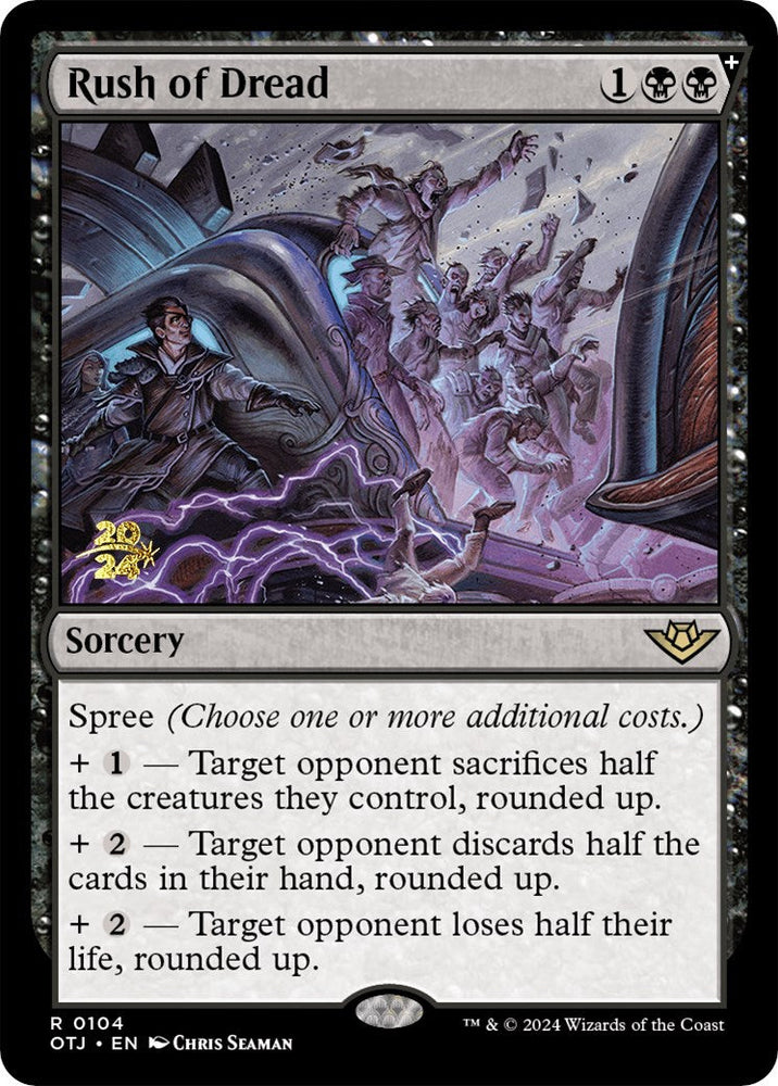 Rush of Dread [Outlaws of Thunder Junction Prerelease Promos] Magic: The Gathering
