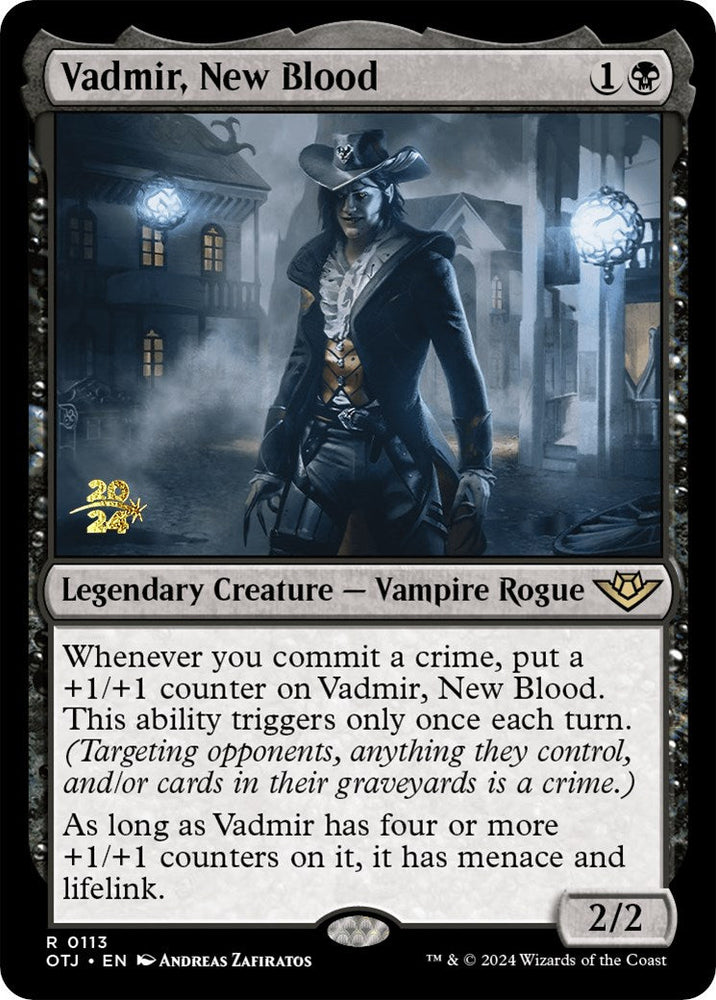 Vadmir, New Blood [Outlaws of Thunder Junction Prerelease Promos] Magic: The Gathering