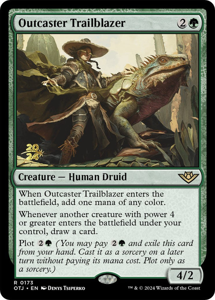 Outcaster Trailblazer [Outlaws of Thunder Junction Prerelease Promos] Magic: The Gathering