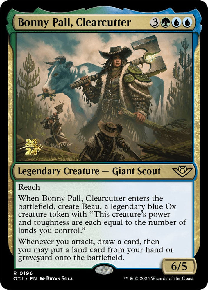 Bonny Pall, Clearcutter [Outlaws of Thunder Junction Prerelease Promos] Magic: The Gathering