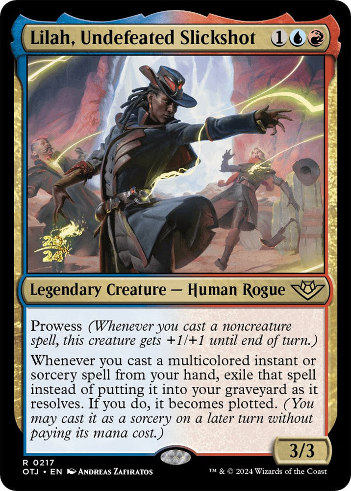 Lilah, Undefeated Slickshot [Outlaws of Thunder Junction Prerelease Promos] Magic: The Gathering