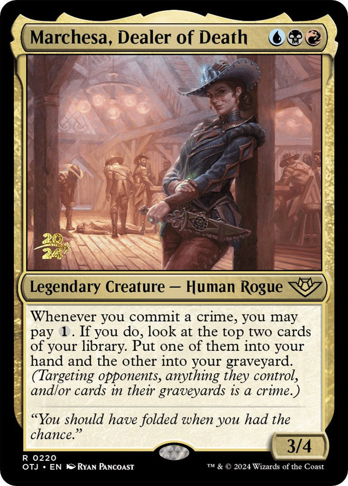 Marchesa, Dealer of Death [Outlaws of Thunder Junction Prerelease Promos] Magic: The Gathering