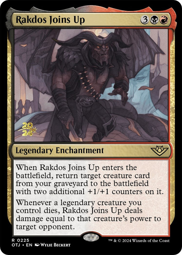 Rakdos Joins Up [Outlaws of Thunder Junction Prerelease Promos] Magic: The Gathering
