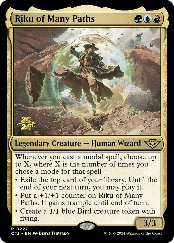 Riku of Many Paths [Outlaws of Thunder Junction Prerelease Promos] Magic: The Gathering