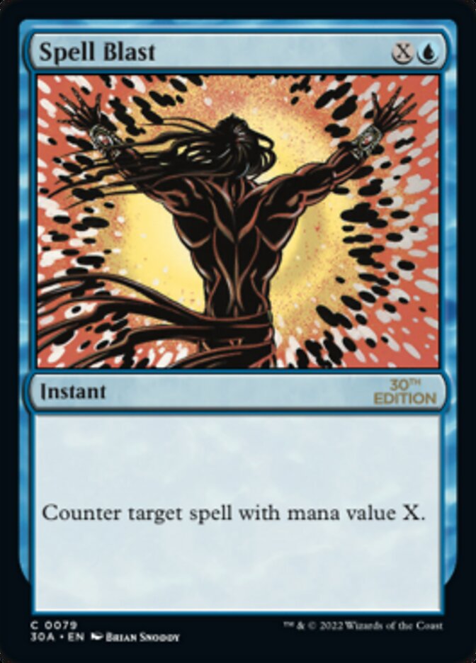 Spell Blast [30th Anniversary Edition] Magic: The Gathering