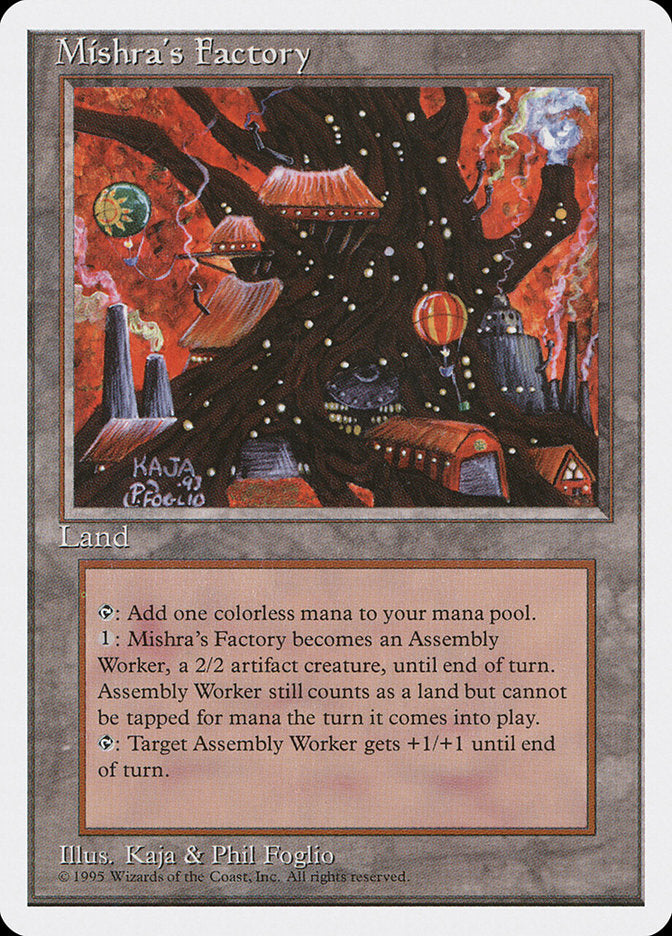 Mishra's Factory [Fourth Edition] Magic: The Gathering