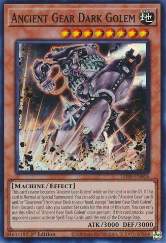 Ancient Gear Dark Golem [LEDE-EN006] Super Rare - Yugioh Cards For Your TCG Needs!