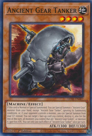 Ancient Gear Tanker [LEDE-EN007] Common - Yugioh Cards For Your TCG Needs!