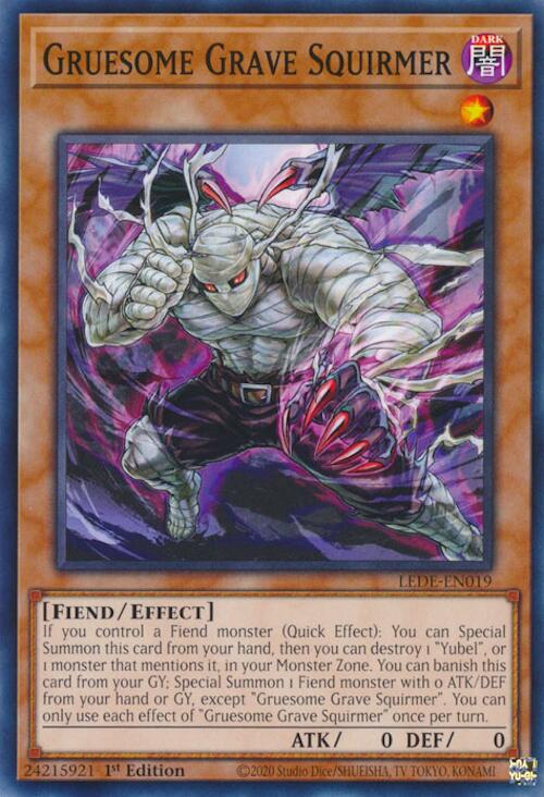 Gruesome Grave Squirmer [LEDE-EN019] Common - Yugioh Cards For Your TCG Needs!