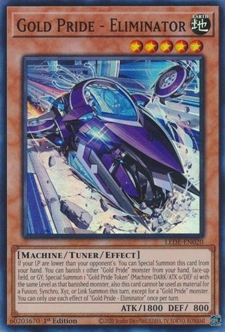 Gold Pride - Eliminator [LEDE-EN020] Super Rare - Yugioh Cards For Your TCG Needs!