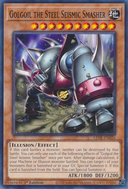 Golgoil the Steel Seismic Smasher [LEDE-EN026] Common - Yugioh Cards For Your TCG Needs!