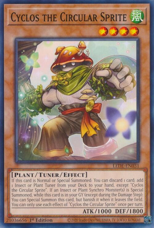 Cyclos the Circular Sprite [LEDE-EN031] Common - Yugioh Cards For Your TCG Needs!