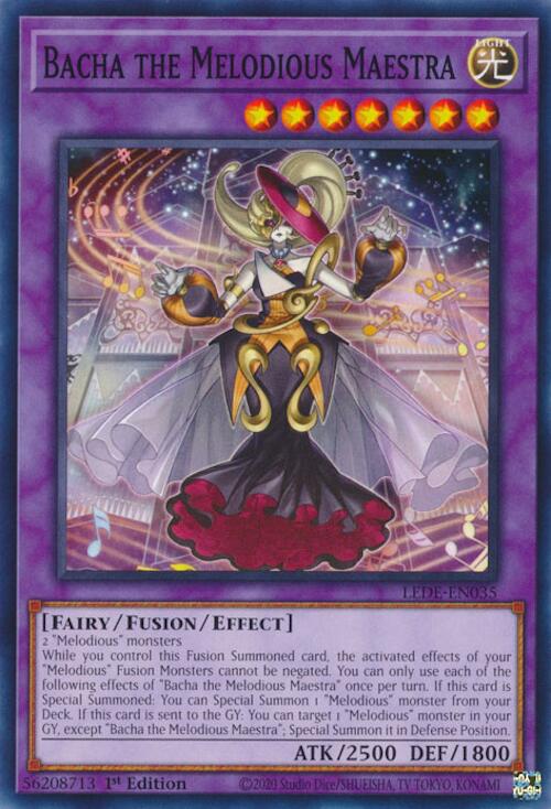 Bacha the Melodious Maestra [LEDE-EN035] Common - Yugioh Cards For Your TCG Needs!