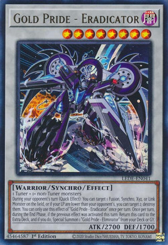 Gold Pride - Eradicator [LEDE-EN041] Ultra Rare - Yugioh Cards For Your TCG Needs!