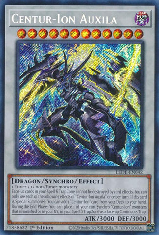 Centur-Ion Auxila [LEDE-EN042] Secret Rare - Yugioh Cards For Your TCG Needs!
