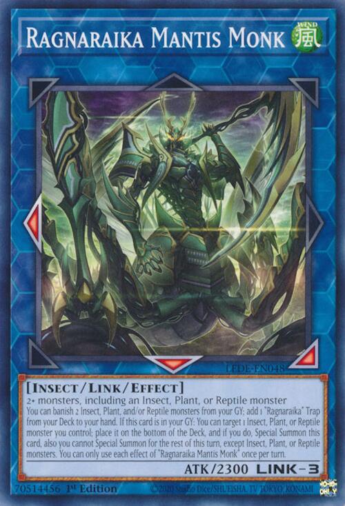 Ragnaraika Mantis Monk [LEDE-EN048] Common - Yugioh Cards For Your TCG Needs!