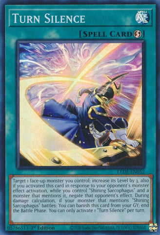 Turn Silence [LEDE-EN052] Super Rare - Yugioh Cards For Your TCG Needs!