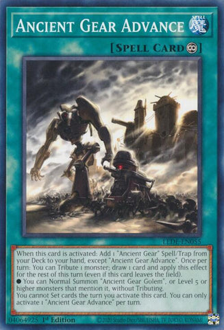 Ancient Gear Advance [LEDE-EN055] Common - Yugioh Cards For Your TCG Needs!