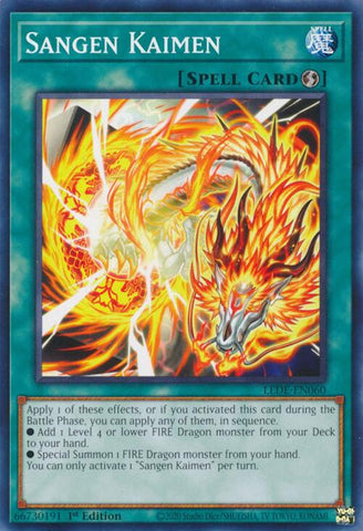 Sangen Kaimen [LEDE-EN060] Common - Yugioh Cards For Your TCG Needs!