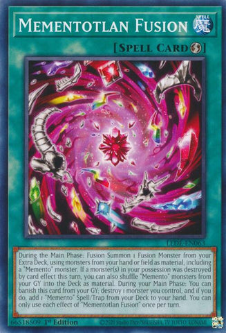 Mementotlan Fusion [LEDE-EN063] Common - Yugioh Cards For Your TCG Needs!