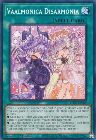 Vaalmonica Disarmonia [LEDE-EN066] Common - Yugioh Cards For Your TCG Needs!