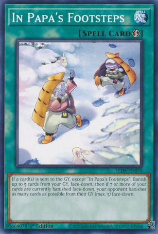 In Papa's Footsteps [LEDE-EN070] Common - Yugioh Cards For Your TCG Needs!