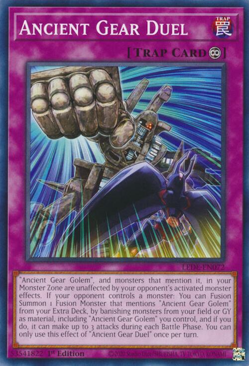 Ancient Gear Duel [LEDE-EN072] Common - Yugioh Cards For Your TCG Needs!