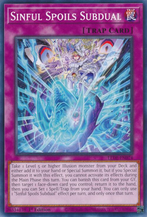 Sinful Spoils Subdual [LEDE-EN074] Common - Yugioh Cards For Your TCG Needs!
