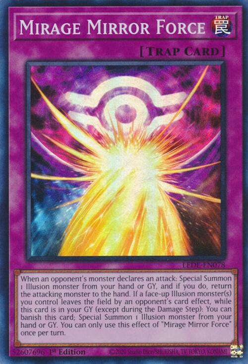 Mirage Mirror Force [LEDE-EN078] Super Rare - Yugioh Cards For Your TCG Needs!