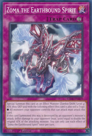 Zoma the Earthbound Spirit [LEDE-EN079] Common - Yugioh Cards For Your TCG Needs!