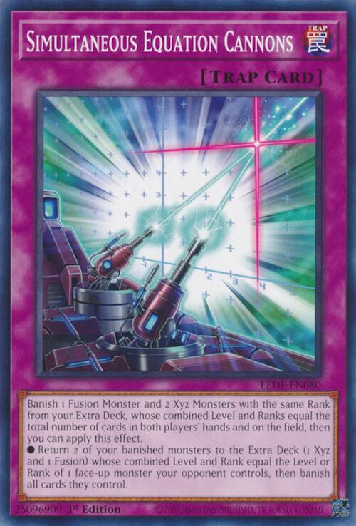 Simultaneous Equation Cannons [LEDE-EN080] Common - Yugioh Cards For Your TCG Needs!
