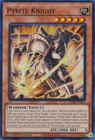 Pyrite Knight [LEDE-EN081] Super Rare - Yugioh Cards For Your TCG Needs!