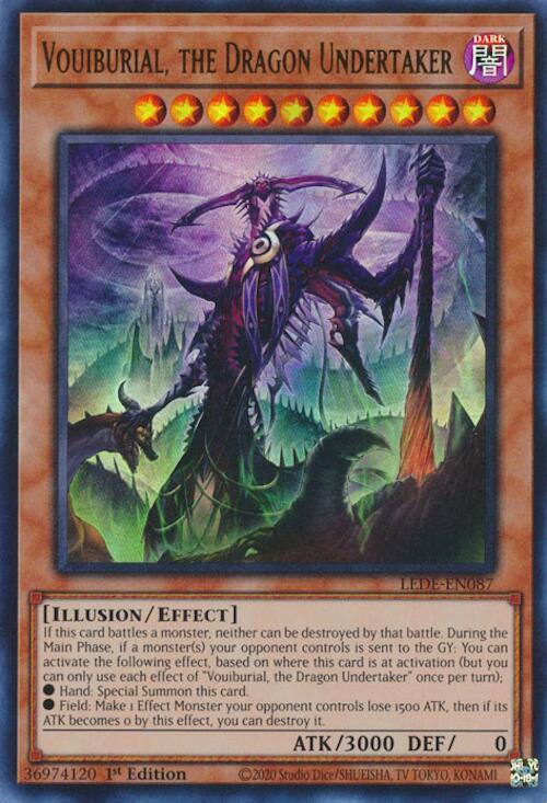 Vouiburial, the Dragon Undertaker [LEDE-EN087] Ultra Rare - Yugioh Cards For Your TCG Needs!