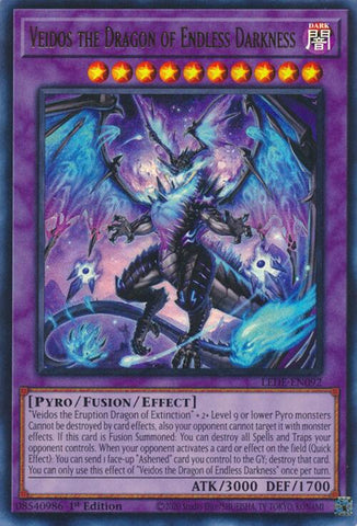 Veidos the Dragon of Endless Darkness [LEDE-EN092] Ultra Rare - Yugioh Cards For Your TCG Needs!