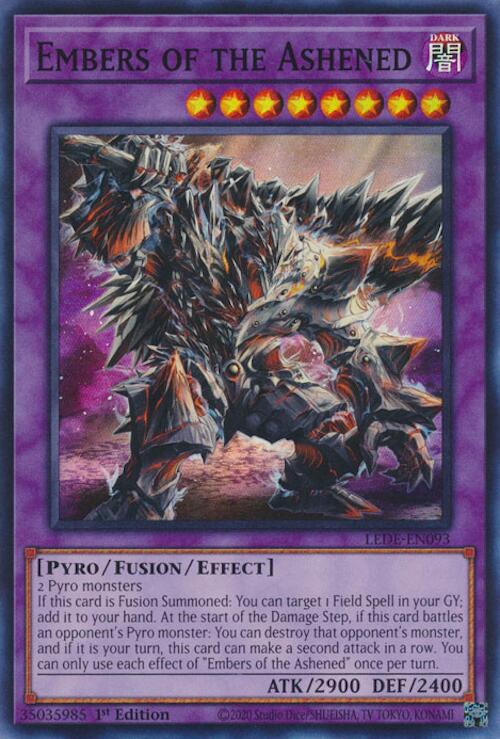 Embers of the Ashened [LEDE-EN093] Super Rare - Yugioh Cards For Your TCG Needs!