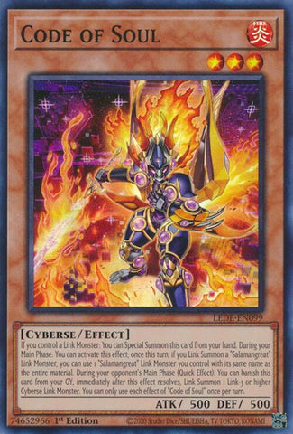 Code of Soul [LEDE-EN099] Super Rare - Yugioh Cards For Your TCG Needs!