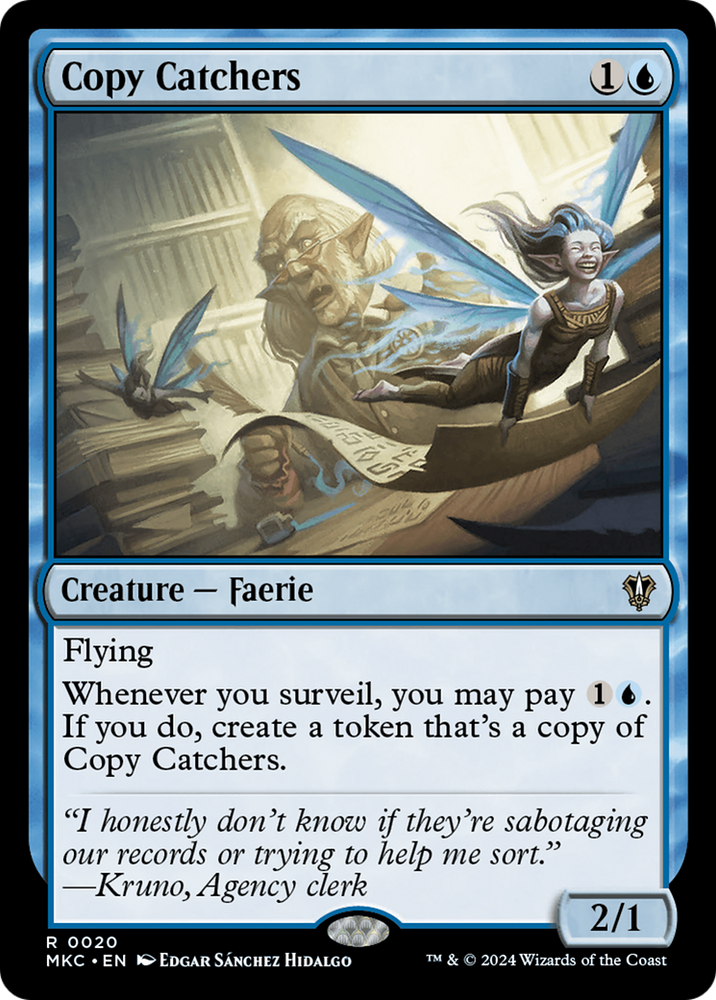 Copy Catchers [Murders at Karlov Manor Commander] Magic: The Gathering
