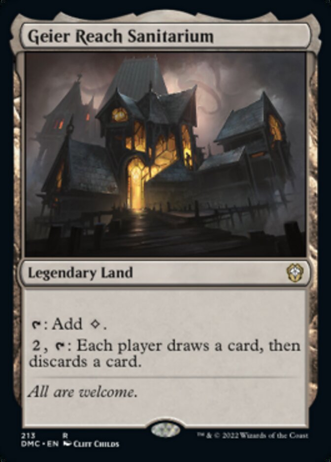 Geier Reach Sanitarium [Dominaria United Commander] Magic: The Gathering