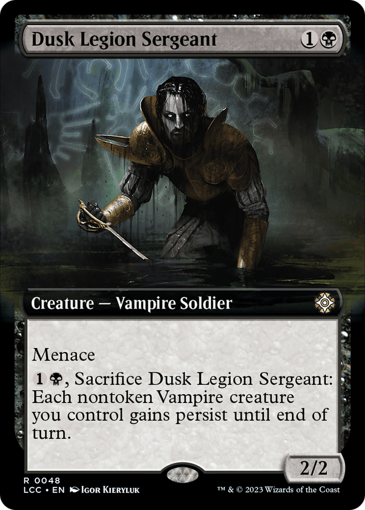Dusk Legion Sergeant (Extended Art) [The Lost Caverns of Ixalan Commander] Magic: The Gathering