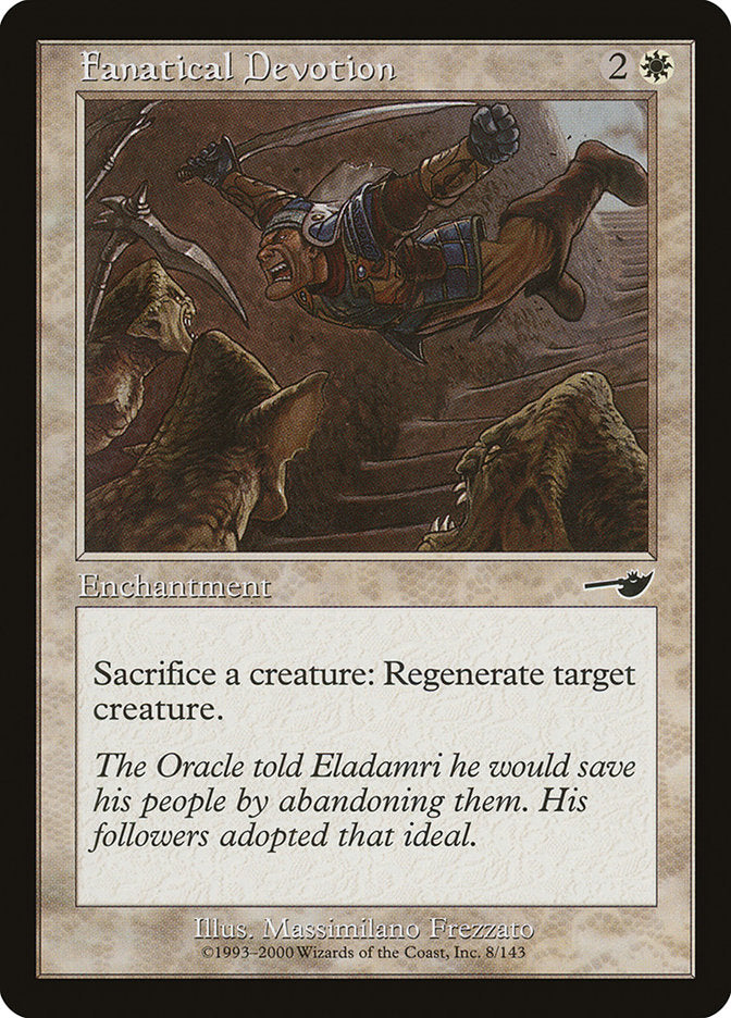 Fanatical Devotion [Nemesis] Magic: The Gathering