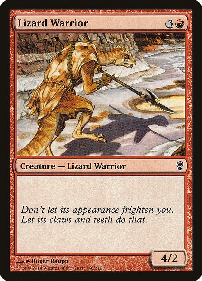 Lizard Warrior [Conspiracy] Magic: The Gathering