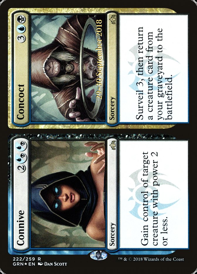 Connive // Concoct [Guilds of Ravnica Prerelease Promos] Magic: The Gathering