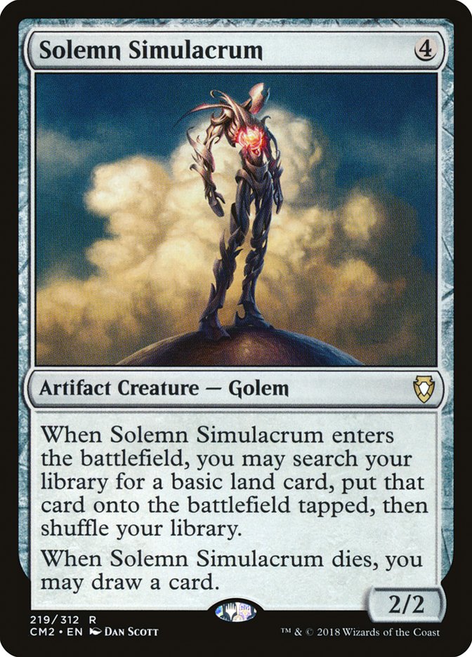 Solemn Simulacrum (219/312) [Commander Anthology Volume II] Magic: The Gathering