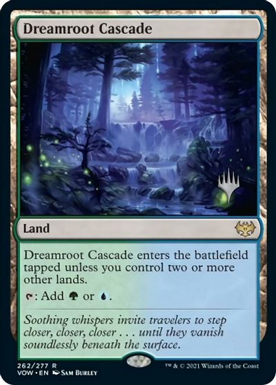 Dreamroot Cascade (Promo Pack) [Innistrad: Crimson Vow Promos] Magic: The Gathering