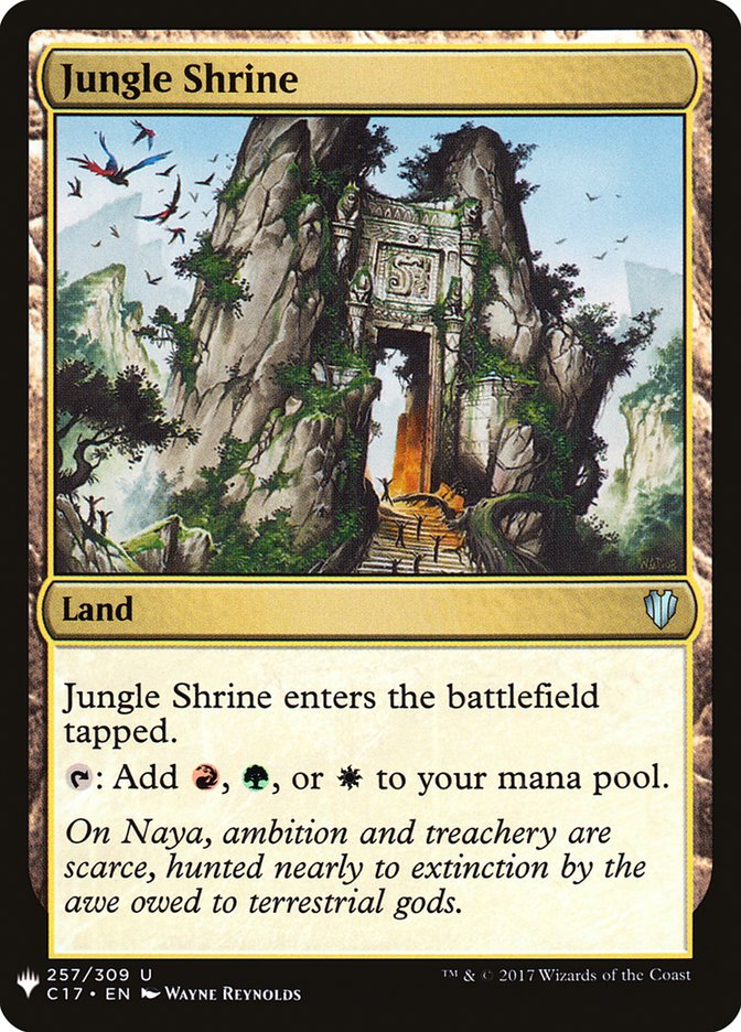 Jungle Shrine [Mystery Booster] Magic: The Gathering