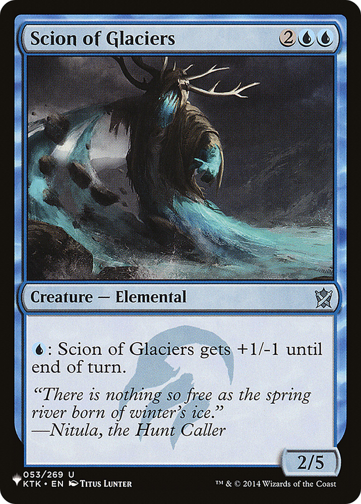 Scion of Glaciers [The List] Magic: The Gathering